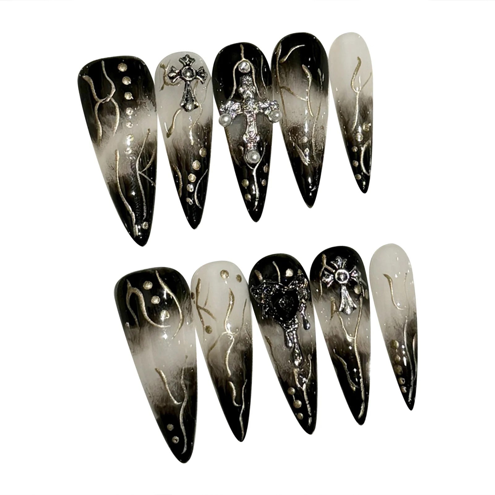 Long-Almond-French-Nails-with-Cross-Charm.jpg
