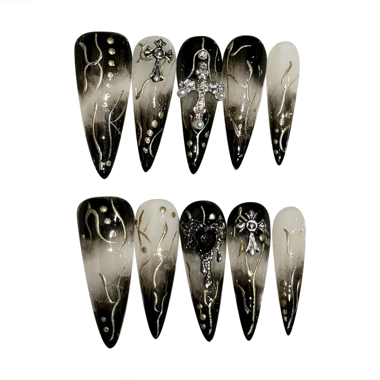 Long-Almond-French-Nails-with-Cross-Charm.jpg
