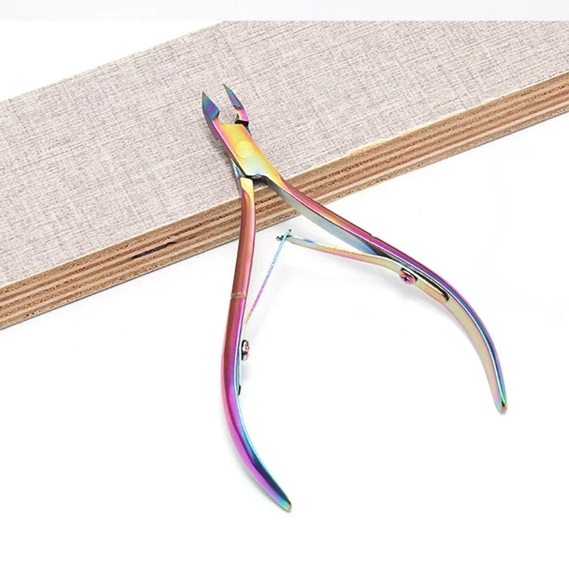 Rose Gold Cuticle Nippers Nail Tools Set