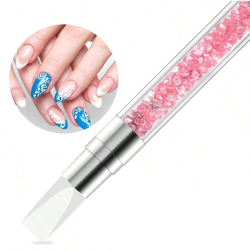 Dual-Ended Silicone Nail Art Carving Pen