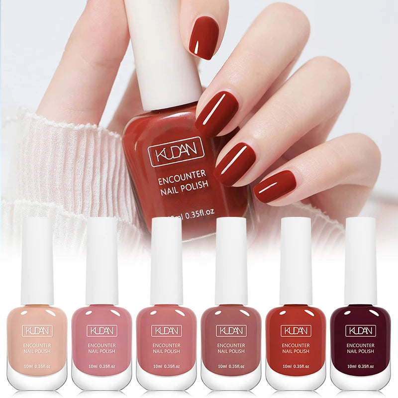 Water-Based Nude Red Pink Peel-Off Polish Kit