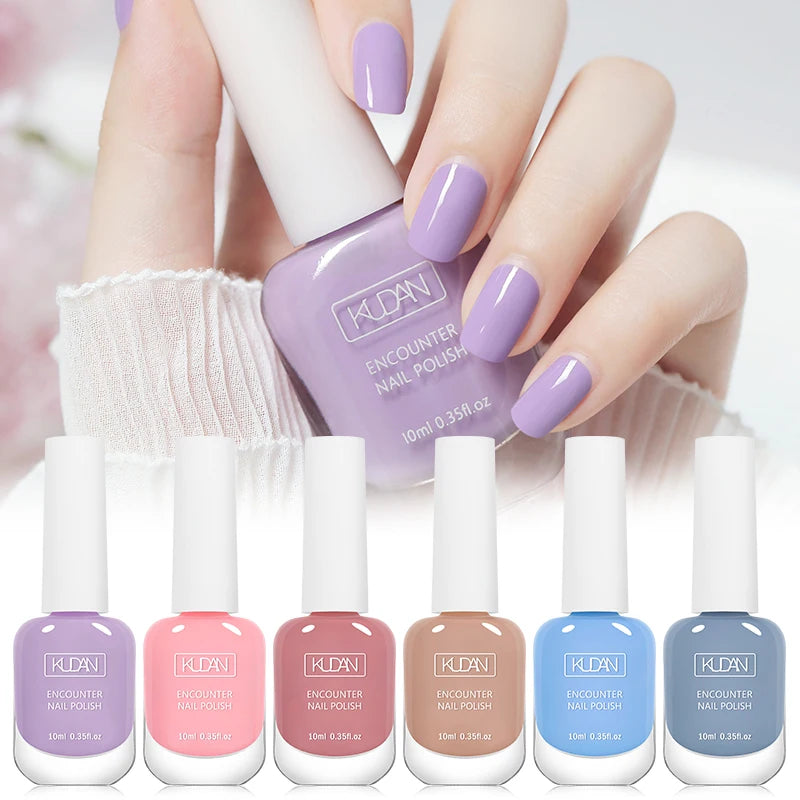 Water-Based Nude Red Pink Peel-Off Polish Kit