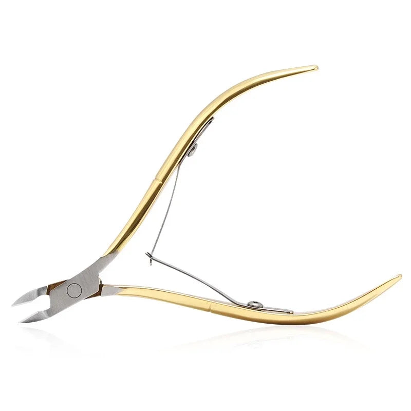 Rose Gold Cuticle Nippers Nail Tools Set