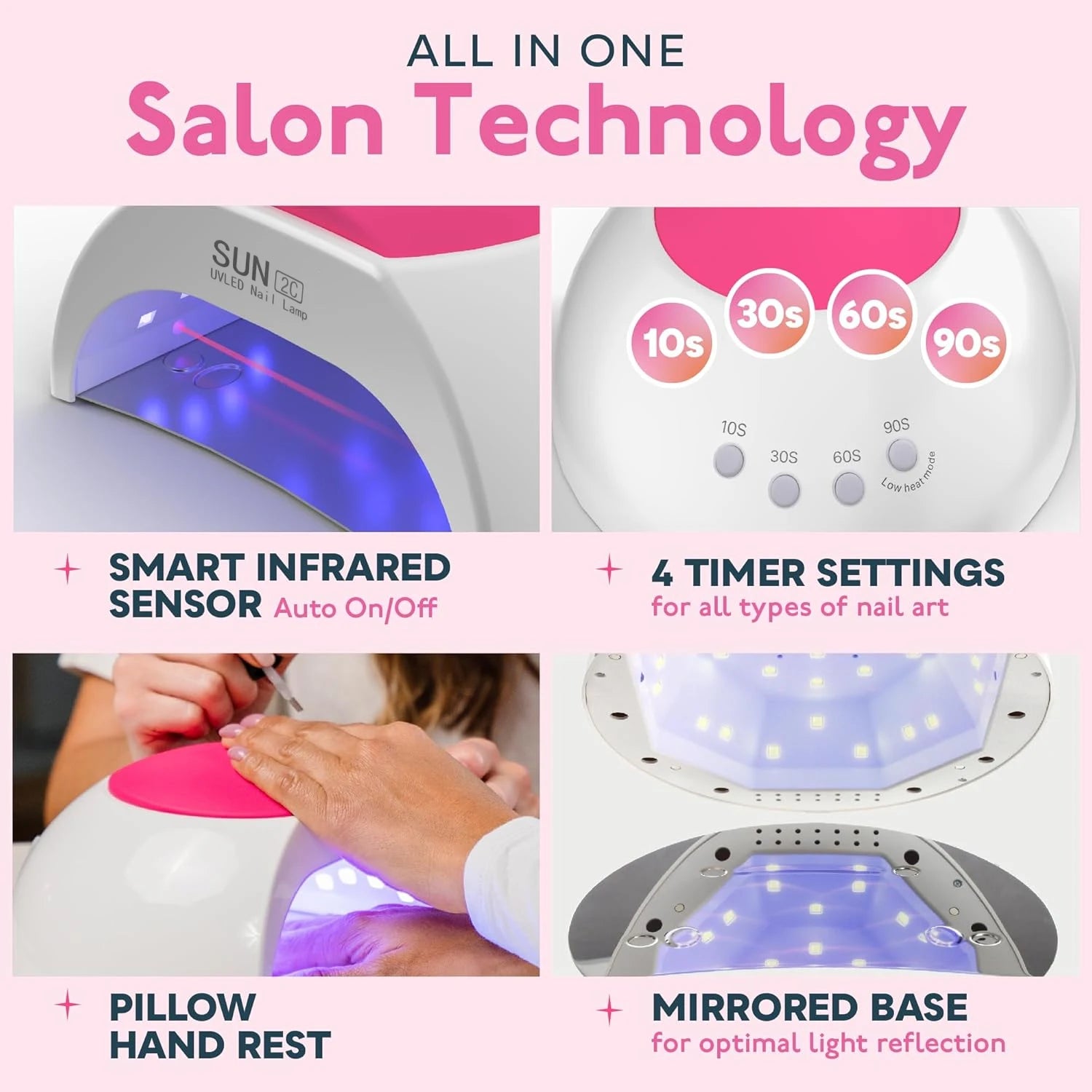 Portable LED UV Gel Nail Dryer Lamp