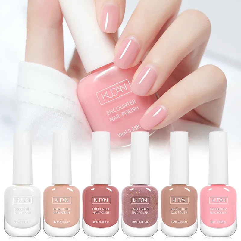 Water-Based Nude Red Pink Peel-Off Polish Kit