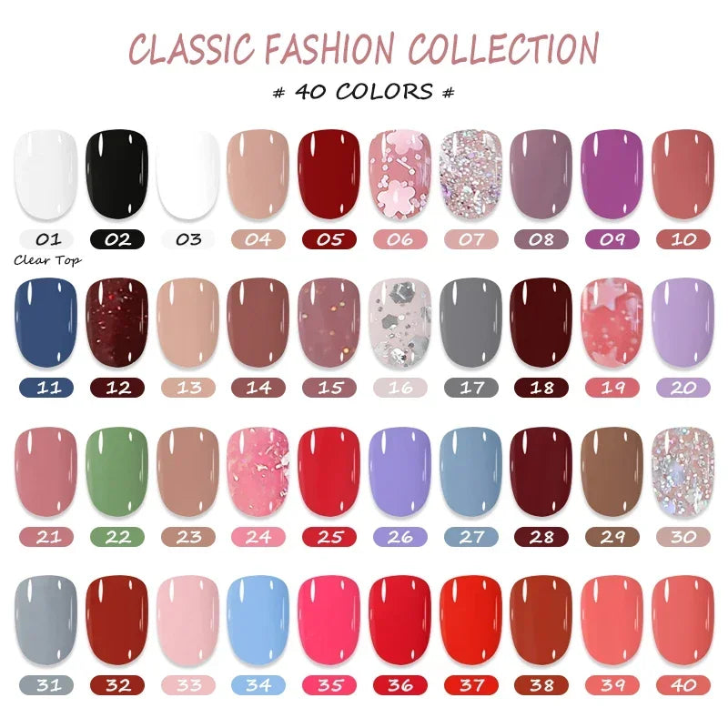 Water-Based Nude Red Pink Peel-Off Polish Kit