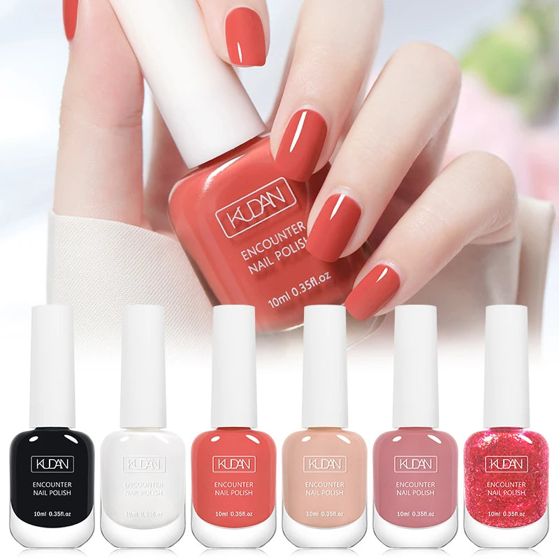 Water-Based Nude Red Pink Peel-Off Polish Kit