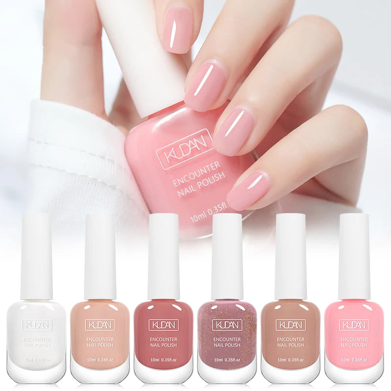 Water-Based Nude Red Pink Peel-Off Polish Kit