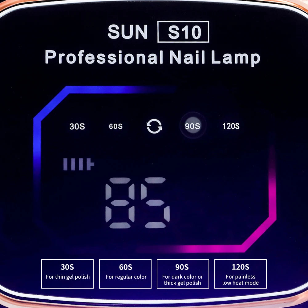 Wireless Rechargeable Smart LED Nail Dryer Lamp