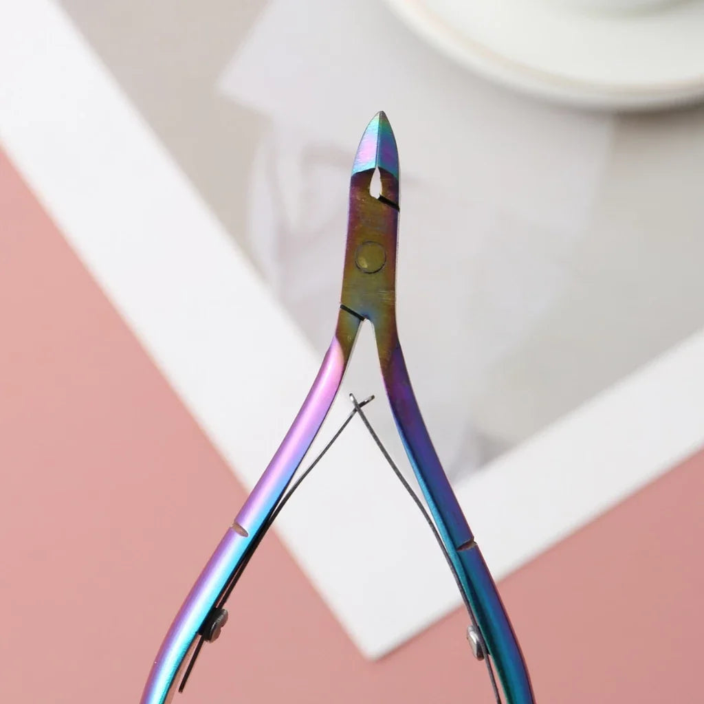 Rose Gold Cuticle Nippers Nail Tools Set